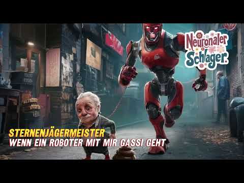 [Neuronaler Schlager #33] Sternenjägermeister | Wenn Ein Roboter Mit Mir Gassi Geht | #aimusic #synthpop #elektroschlager